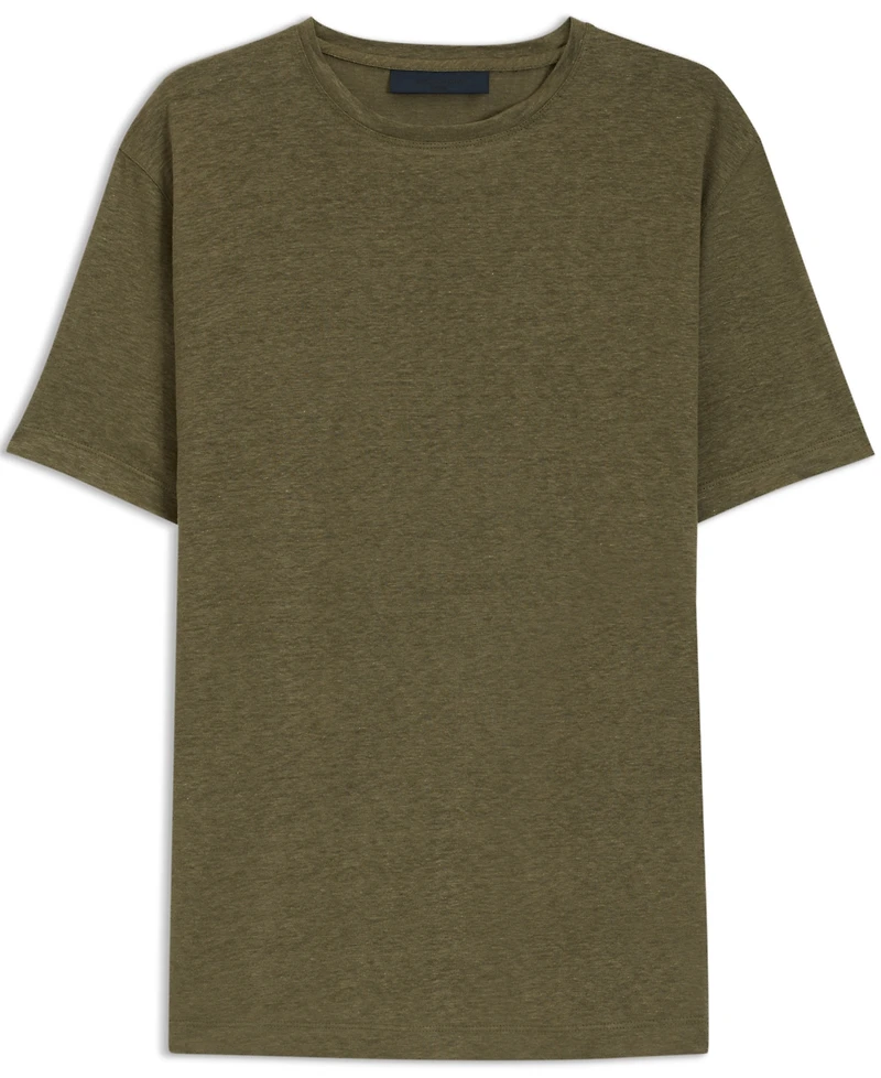 Hugo Boss Beckham x Men's Soft Linen Regular-Fit T-Shirt
