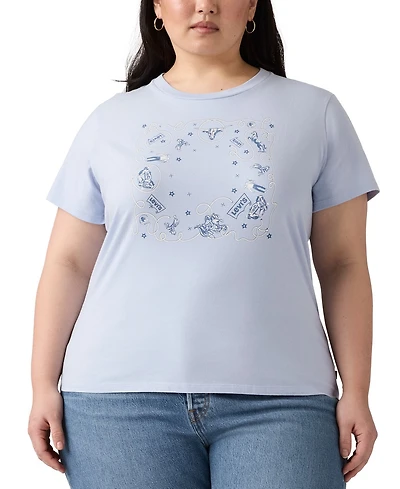 Levi's Plus Perfect Logo Cotton T-Shirt
