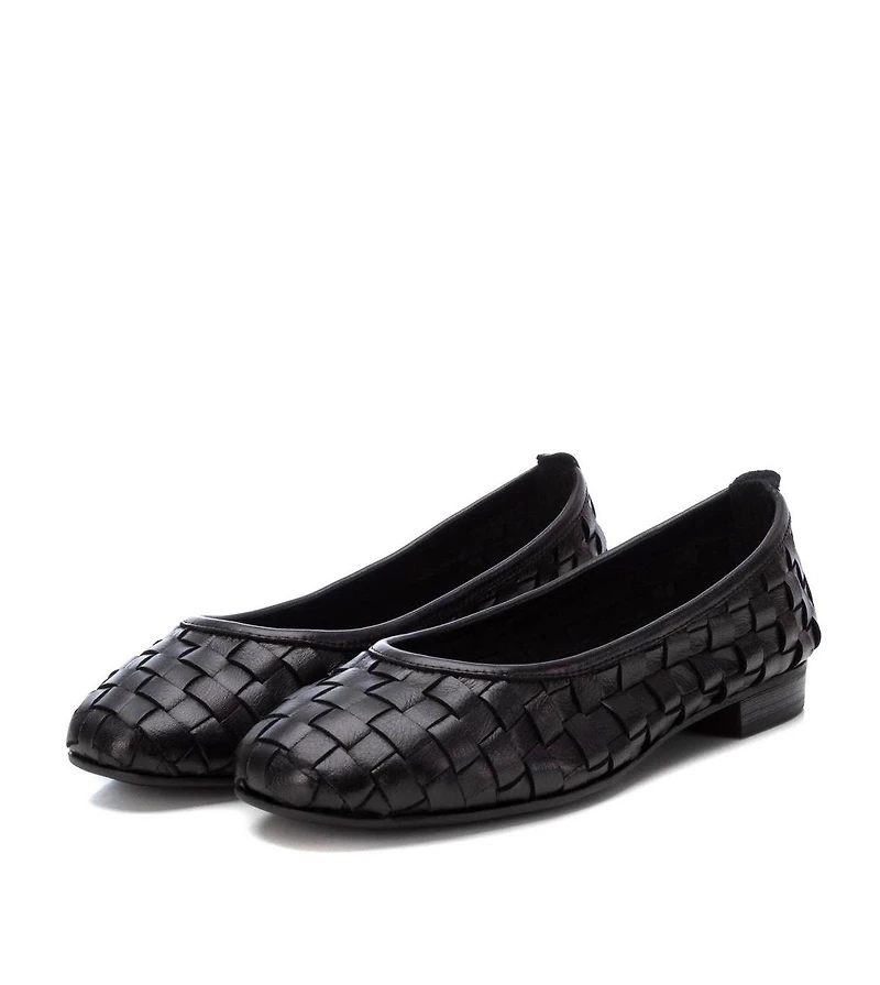 Carmela Leather Collection Women's Braided Flats By Xti
