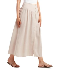 Bcx Juniors' Gauzy Textured Airflow Skirt
