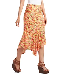 Bcx Juniors' Printed Linen-Blend Skirt
