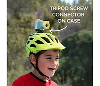 myFirst Camera 2 (Blue) Kids Action Camera with IPX8 Waterproof & Shockproof Case, 1080p Video 8MP Photo, Tripod Mount, Action Camera for Swimming, Gi