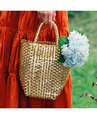 La Tote Metallic Bag In Gold