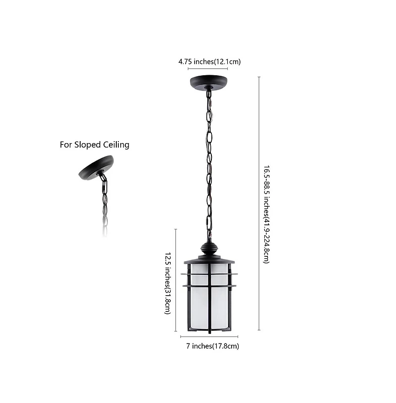 Adisyn 7" Outdoor Pendant