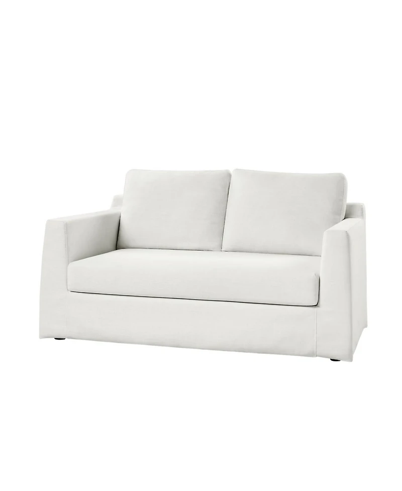Xenobia 60" Slipcovered Sofa with Reversible Cushions