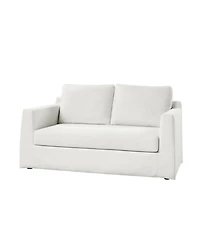 Xenobia 60" Slipcovered Sofa with Reversible Cushions