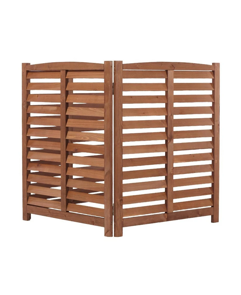 3-Panel Outdoor Ac Fence