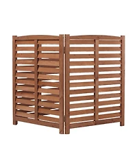 3-Panel Outdoor Ac Fence
