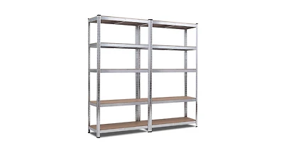 2 Pcs Storage Shelves Garage Shelving Units Tool Utility Shelves