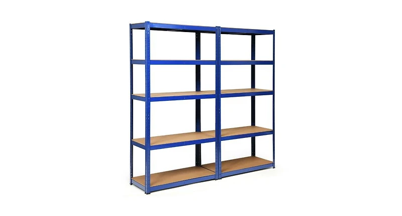 2 Pcs Storage Shelves Garage Shelving Units Tool Utility Shelves