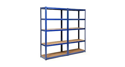 2 Pcs Storage Shelves Garage Shelving Units Tool Utility Shelves