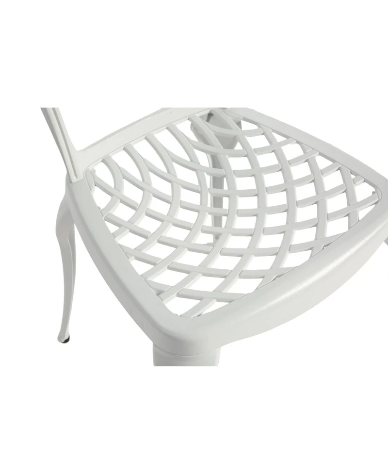 Streamdale 3-Piece Rustproof Aluminum Bistro Set 2 Chairs, Round Table