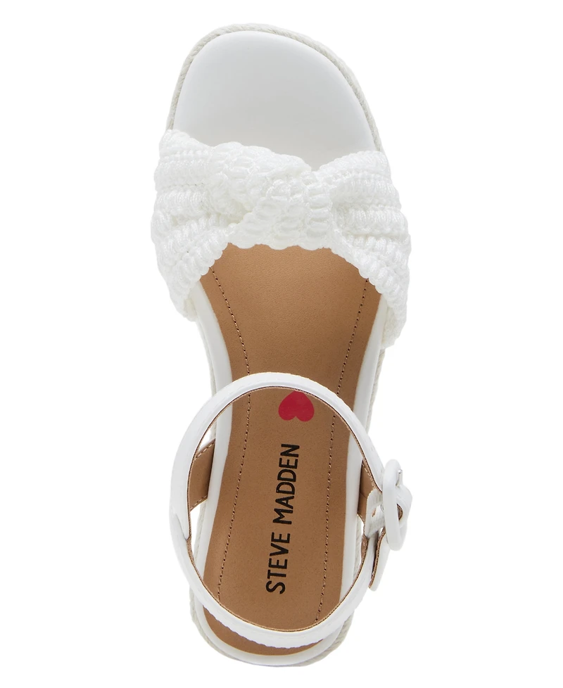 Steve Madden Little and Big Girls J-Cookie Wedge Sandals