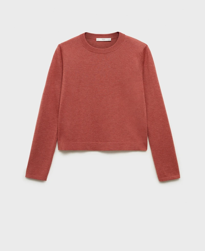 Mango Women's Round-Neck Knitted Sweater