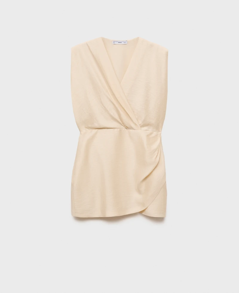 Mango Women's Lyocell Wrap Dress