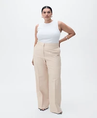 Mango Women's Straight Suit Pants