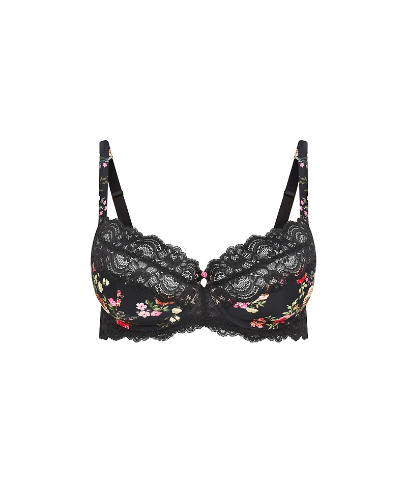 City Chic Plus Arcadia Uplift Print Bra