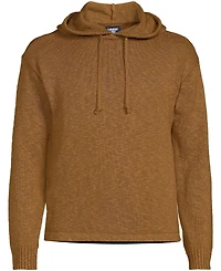 Lands' End Men's Textural Slub Hoodie Sweater