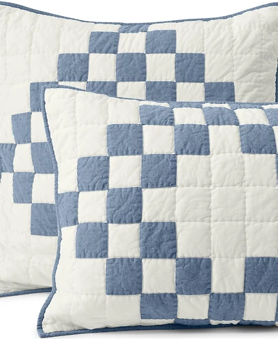 Lands' End Irish Chain Quilt Sham