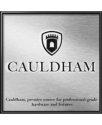 Cauldham 5 Pack Solid Kitchen Cabinet Handles (5" Hole Centers) - Drawer/Door Hardware - Style T765 - Satin Nickel