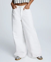Kenneth Cole Women's High-Rise Wide-Leg Jeans