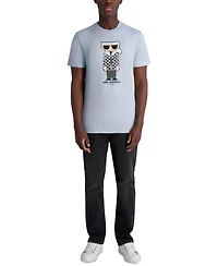 Karl Lagerfeld Paris Men's Short Sleeve Flathead Graphic T-Shirt