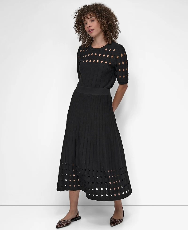 Dkny Women's Crepe Sweater Skirt