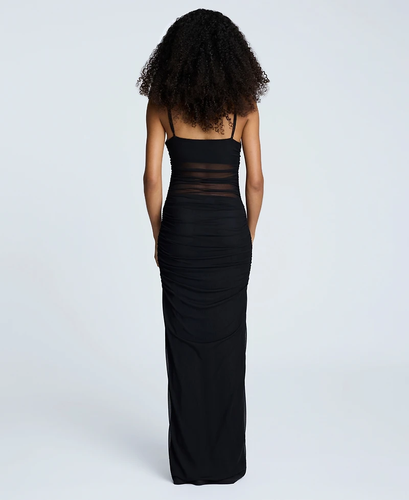 Kenneth Cole Women's Ruched Bodycon Maxi Dress