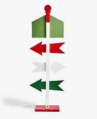 Holiday Lane Heritage North Pole Sign Post, Macy's Exclusive