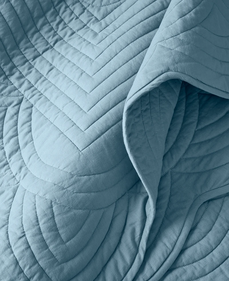 Charter Club Bailey Scallop 3-Pc. Quilt Set, Full/Queen, Exclusively at Macy's