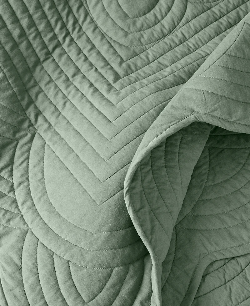 Charter Club Bailey Scallop 3-Pc. Quilt Set, Full/Queen, Exclusively at Macy's