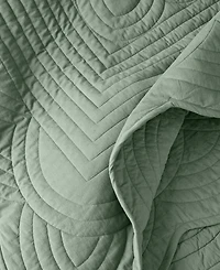 Charter Club Bailey Scallop 3-Pc. Quilt Set, Full/Queen, Exclusively at Macy's