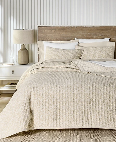 Charter Club Leaf Silhouette Oat 2-Pc. Quilt Set, Twin