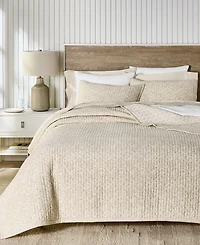 Charter Club Leaf Silhouette Oat 2-Pc. Quilt Set, Twin
