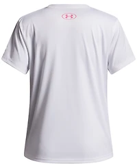 Under Armour Big Girls Tech-Print-Fill Logo Short-Sleeve T-Shirt