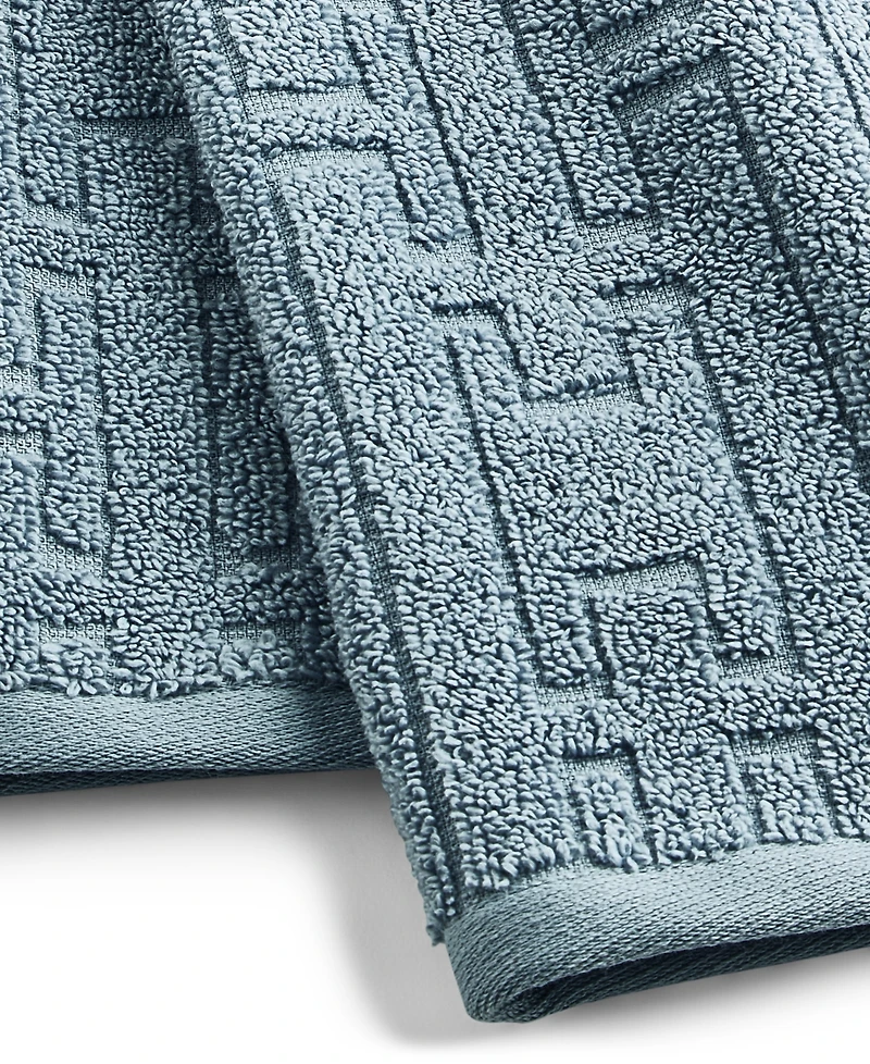 Hotel Collection Sculpted Chain-Link Hand Towel, 16" x 30", Exclusively at Macy's