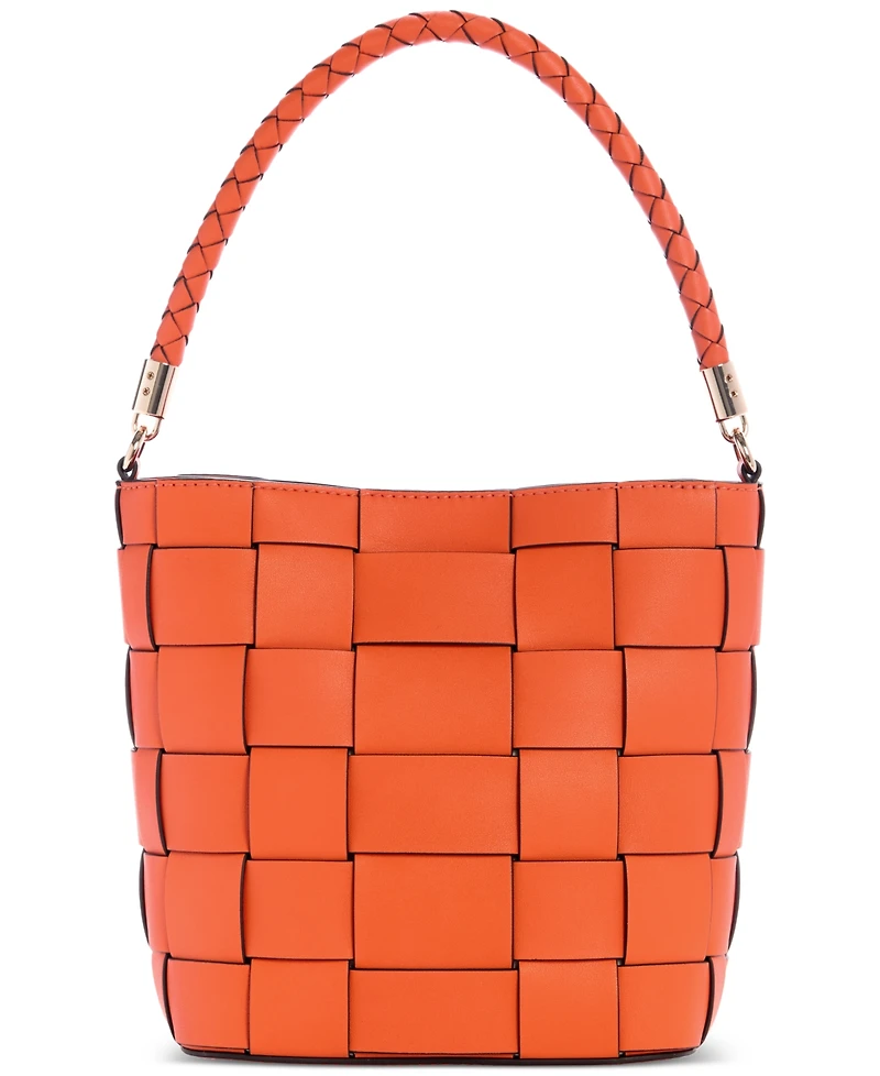 Guess Maylee Woven Bucket Bag