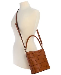 Guess Maylee Woven Bucket Bag