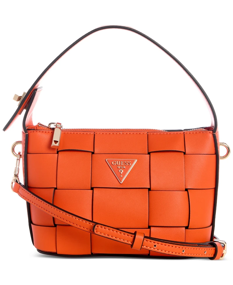 Guess Maylee Mini Woven Hobo Bag