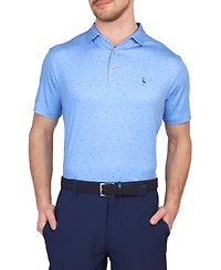 Tailorbyrd Big & Tall Scattered Golf Clubs Printed Performance Polo for Men in Xxl