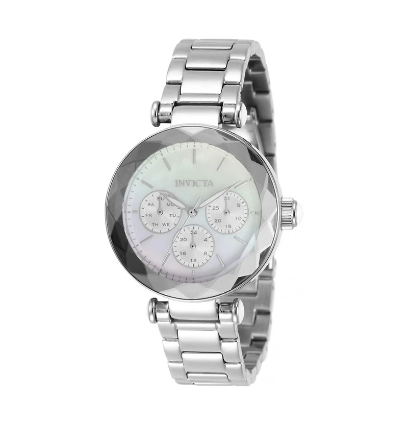 Invicta Women's 31267 Angel Quartz Chronograph White Dial Watch