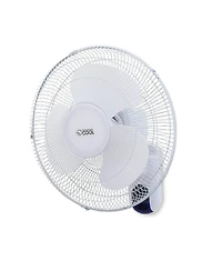 Commercial Cool 16 inch Wall Fan with Remote, White