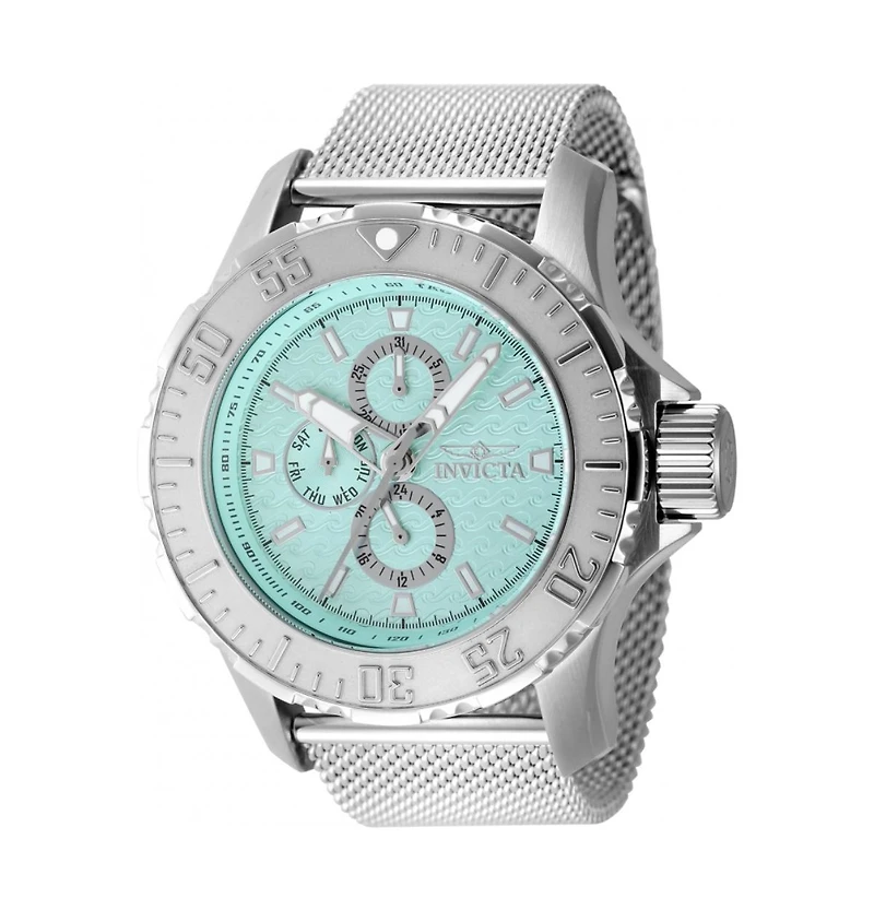 Invicta Men's 48012 Vintage Quartz Chronograph Turquoise Dial Watch