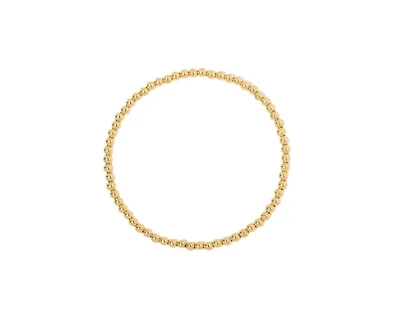 Gold Filled Classic Bead Bracelet - 3mm