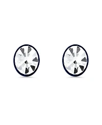 Steeltime Men's Blu Ip Stainless Steel Stud Earrings