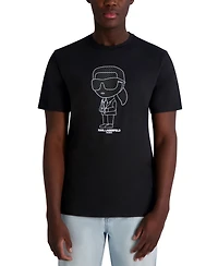 Karl Lagerfeld Paris Men's Caricature T-Shirt