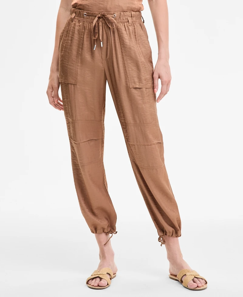 Nautica Jeans Women's Drawstring Pull-On Utility Pants