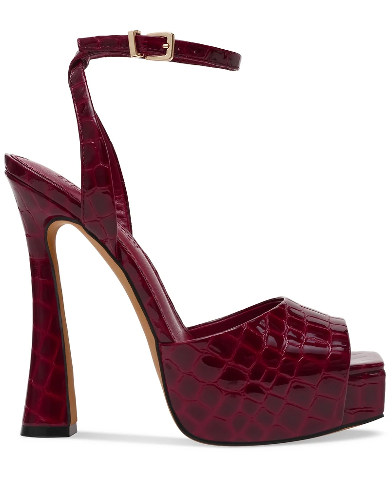 Steve Madden Women's Sass Two-Piece Platform High-Heel Dress Sandals