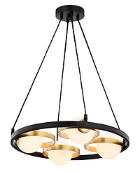 Home Accessories 18" Pomponia 4-Light Indoor Chandelier