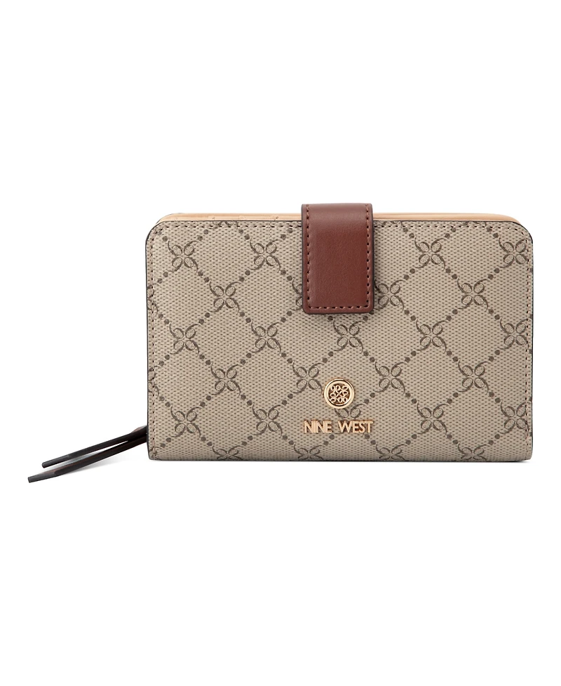 Nine West Lockup 9S French Wallet